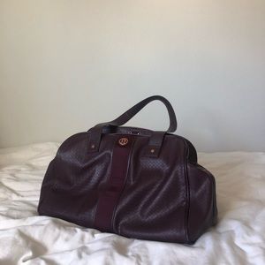 Lululemon purple faux leather duffle